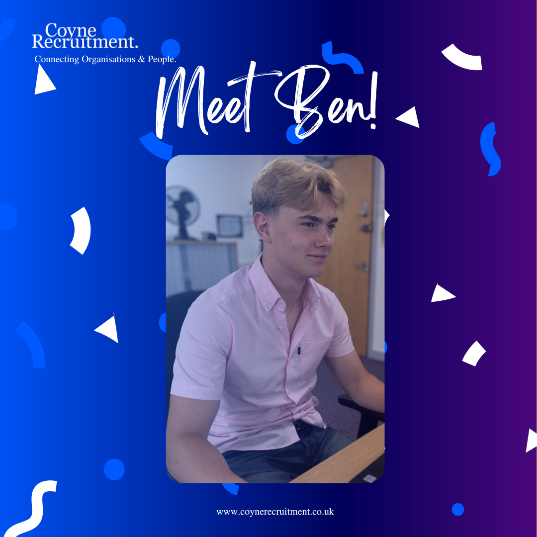 Meet Ben! Join us in welcoming our work experience Ben.